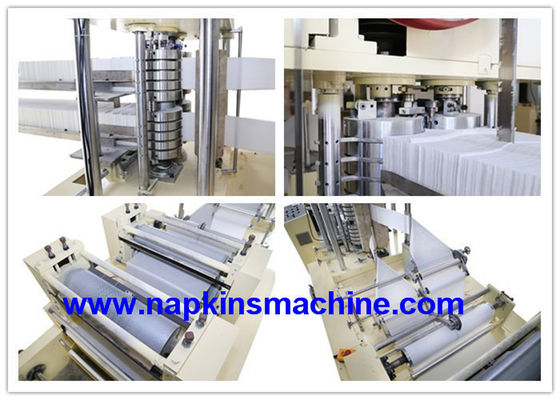 Máquina de gravação do guardanapo do rolo enorme, 3000 partes/Min Tissue Paper Production Machine