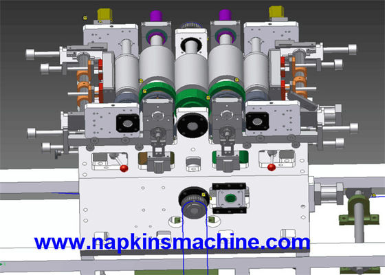 Máquina de impressão do guardanapo do PLC de Siemens, 1200 partes/Min Digital Napkin Printing Machine