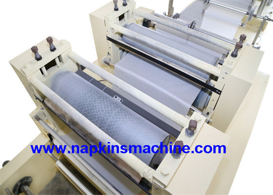Baixa máquina de impressão do lenço de papel da dobra 380V