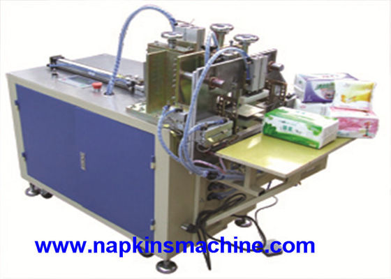 15 blocos/Min Napkin Packing Machine, máquina de empacotamento do lenço de papel do controle do PLC