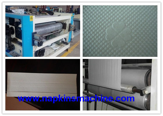 1000 folhas/máquina da produção do lenço de papel mão do minuto 7.5KW