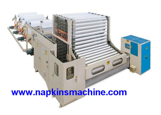380V 3 linha de produção automática do rolo de toalete do PH 7.5KW