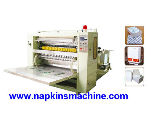 Máquina de gravação do fabricante de lenço de papel da unidade de contagem da dobra de 7.5KW V