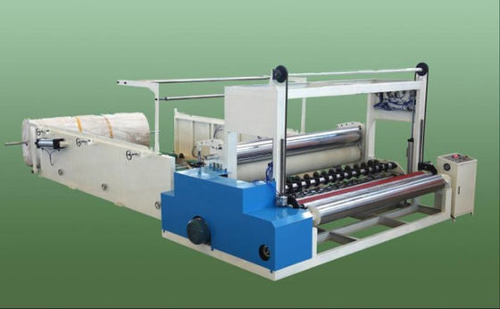 Máquina de corte do rolo do papel higiênico e máquina do rebobinamento para o rolo industrial