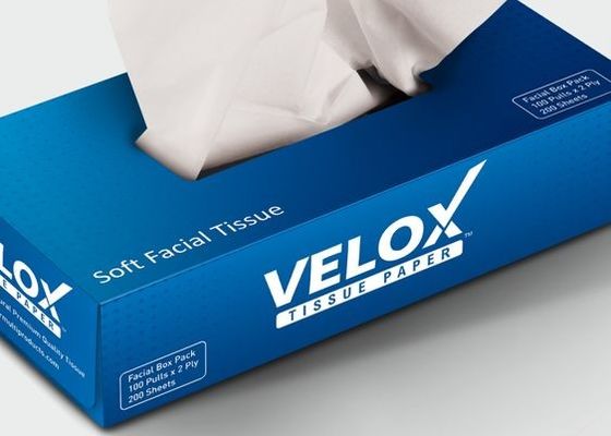 60 caixas/máquina embalagem de Min Tampons Cartoning Facial Tissue