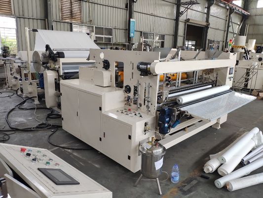 tecido de toalete do tamanho 7.5KW Siemens de 90mm que faz a máquina