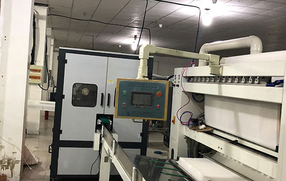 100 tiram/Min Tissue Paper Maker, linha de produção do tecido facial do PLC do tamanho de 210mm