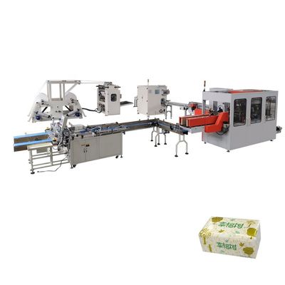 O CE 380V habilitado Interfold V dobrou a maquinaria do lenço de papel