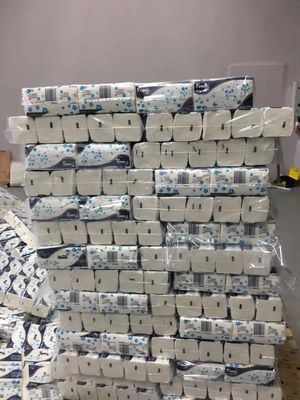8 blocos/máquina de empacotamento mínima da máquina/lenço de papel de empacotamento do tecido da largura de 2mm