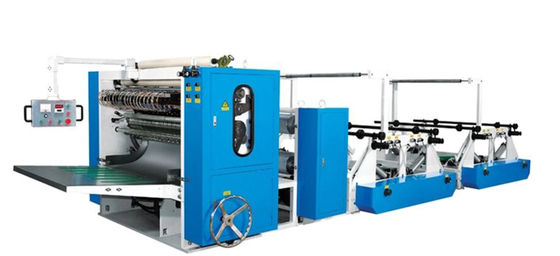 Linha de produção facial do lenço de papel do MOVIMENTO 7.5KW com maquinaria de embalagem