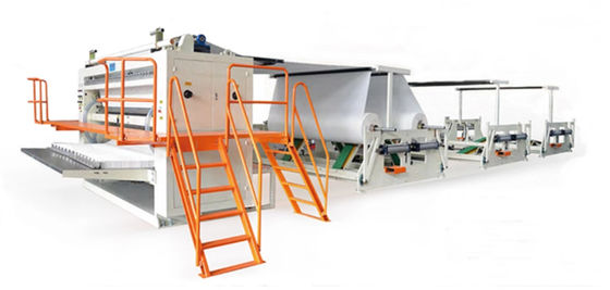 máquina de contagem pneumática 7.5KW do tecido facial de rolo enorme de 1200mm