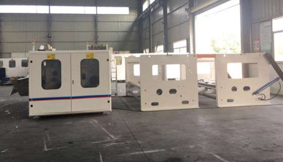 Tecido de toalete do rebobinamento do quadro do PLC que faz suportes da máquina 7.5KW 2