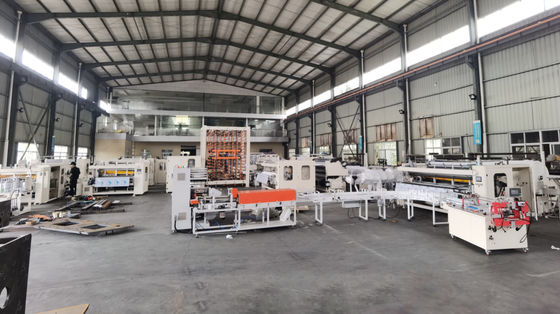 máquina 400m/Min With Wrapping do rolo do papel higiênico da largura 11KW de 3500mm