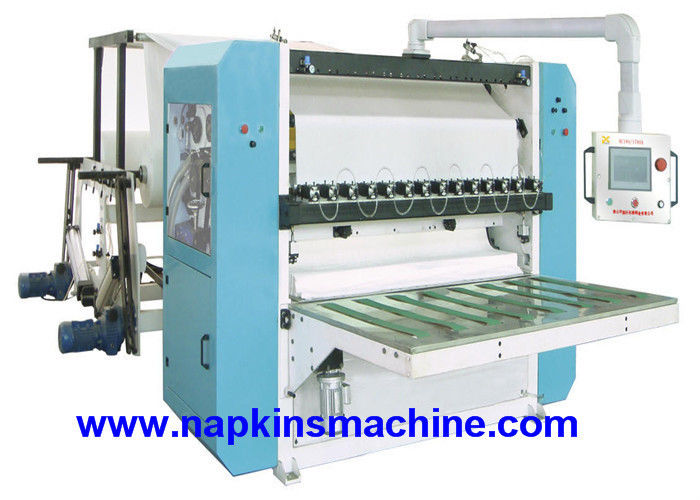 Máquina de impressão intercalada do lenço de papel da impressão a cores do PLC da dobra